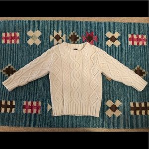 Unisex Gap cable sweater, size 3